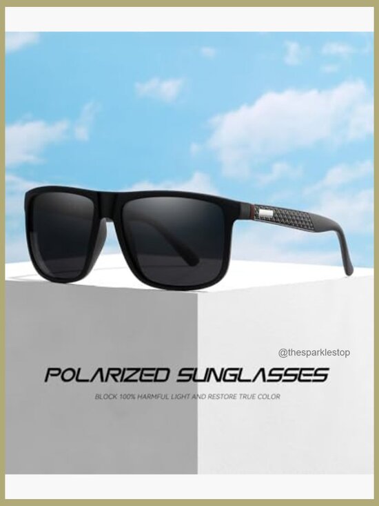 Polarized Sunglasses with TR90 Frame, UV400 Protection, Universal Fit